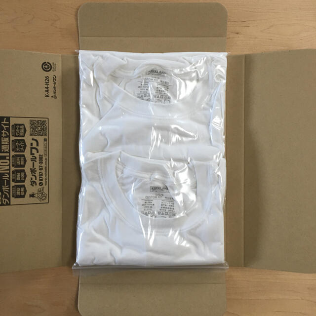 コストコ(コストコ)の【送料込み】カークランド メンズクルーネックTシャツ Lサイズ [2枚セット] メンズのトップス(Tシャツ/カットソー(半袖/袖なし))の商品写真