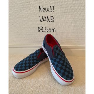 ヴァンズ(VANS)のVANS キッズ　スリッポン　新品　18.5cm(スニーカー)