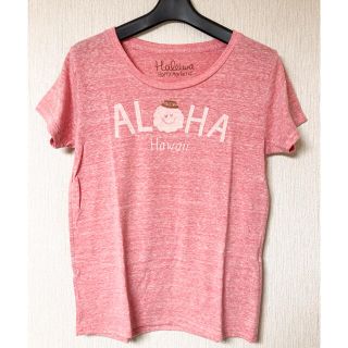 ハレイワ(HALEIWA)の【美品】Tシャツ ピンク杢 HALEIWA レディース(Tシャツ(半袖/袖なし))