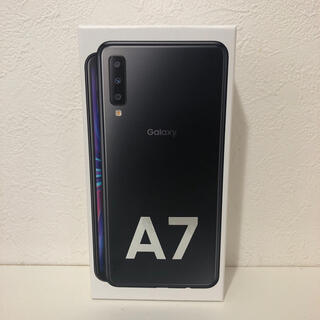 ギャラクシー(Galaxy)の【未開封品】Galaxy A7 64GB ブラック SM-A750C(スマートフォン本体)