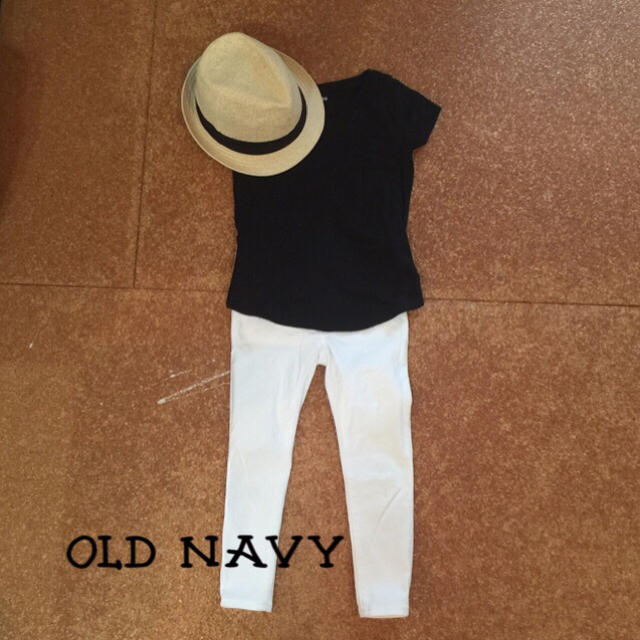 Old Navy(オールドネイビー)のOLD NAVY / ホワイトスキニー キッズ/ベビー/マタニティのキッズ服女の子用(90cm~)(パンツ/スパッツ)の商品写真