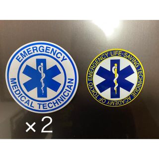 EMS ステッカー　RESCUE SQUAD 消防(その他)