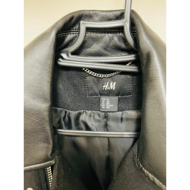 H&M(エイチアンドエム)のライダースジャケット メンズのジャケット/アウター(ライダースジャケット)の商品写真