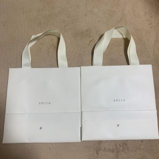 シロ(shiro)のShiro ショップ袋　2点セット(ショップ袋)