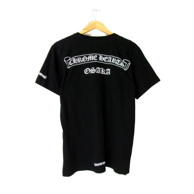 ブラックサイズクロムハーツ■ OSAKA大阪限定バックレーベルプリントTシャツ