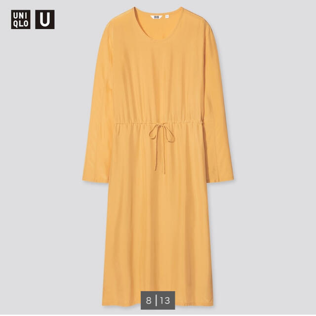 TOGA(トーガ)の★新品 UNIQLO U ユニクロユー ルメール 美シルエット ワンピース レディースのワンピース(ロングワンピース/マキシワンピース)の商品写真