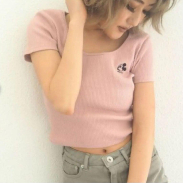 GYDA(ジェイダ)のTシャツ　ミッキー　gyda チョーカー レディースのトップス(Tシャツ(半袖/袖なし))の商品写真