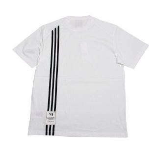 ワイスリー(Y-3)のY-3 ワイスリー 3ストライプ 半袖Tシャツ H16335　M(Tシャツ/カットソー(半袖/袖なし))