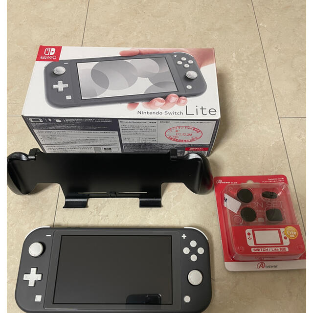 モンハン用に 美品 Switch Lite グレー 任天堂 スイッチライト 本体