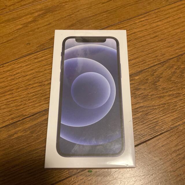 大人女性の iPhone 12 mini ブラック 64 GB SIMフリー スマートフォン