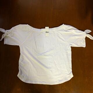 ジーユー(GU)のGU デザインTシャツ オフホワイト(Tシャツ(半袖/袖なし))