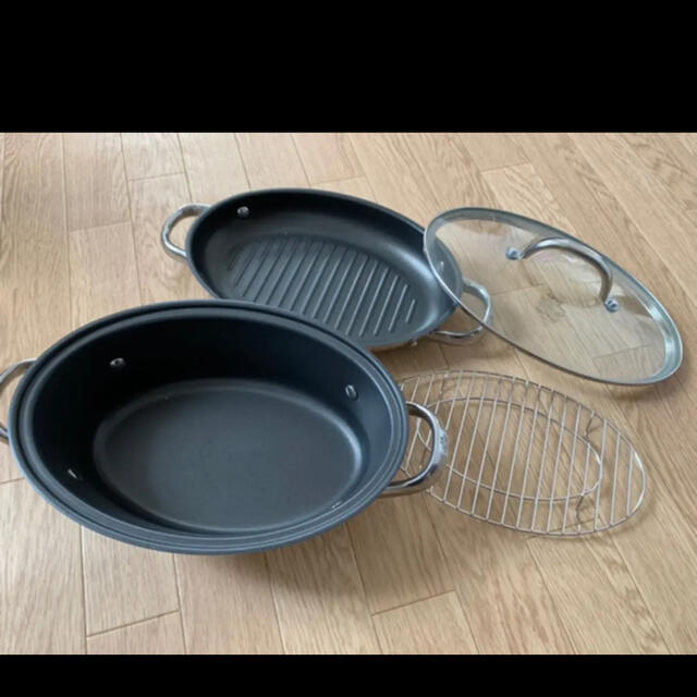 Meyer マイヤー オールインワン オーバルパン レシピ本付き Meyer マイヤー オールインワン オーバルパン レシピ本付き