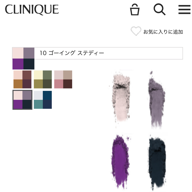 CLINIQUE(クリニーク)の【未使用】クリニーク　オールアバウトシャドウ　クワッド コスメ/美容のベースメイク/化粧品(アイシャドウ)の商品写真