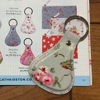 キャスキッドソン(Cath Kidston)の新品 キャスキッドソン キーフォブ キーリング バードグレー Y1(キーホルダー)