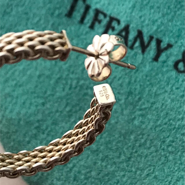 Tiffany & Co.(ティファニー)のTiffany ミディアムサマセットフープピアス 美品 レディースのアクセサリー(ピアス)の商品写真