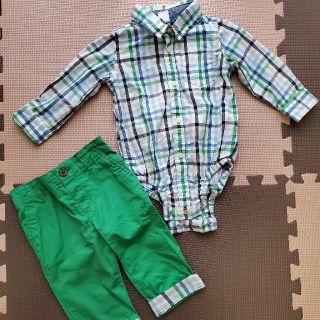 ベビーギャップ(babyGAP)のbabyGAP  シャツ　パンツセット　80cm(シャツ/カットソー)