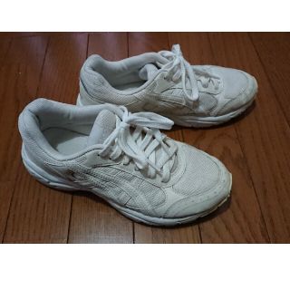 アシックス(asics)の白スニーカー  上靴  体育館シューズ(スクールシューズ/上履き)