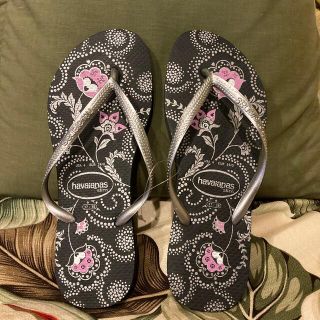 ハワイアナス(havaianas)のハワイアナス　スリム　新品未使用　ビーチサンダル(ビーチサンダル)