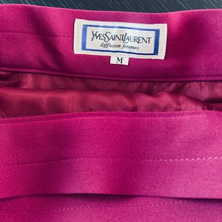 サンローラン(Saint Laurent)の格再値下！レアアイテム！Yves Saint Laurent(イヴサンローラン)(ひざ丈スカート)