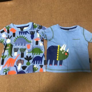 マリメッコ(marimekko)の「ふぁる様専用」中古品　マリメッコmarimekko  子供用Tシャツ　2枚組(Tシャツ/カットソー)