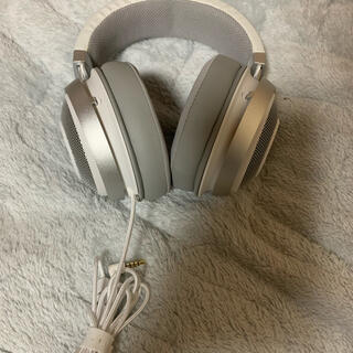 レイザー(LAZER)のRazer Kraken Mercury White ゲーミングヘッドホン(ヘッドフォン/イヤフォン)