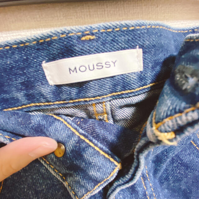 moussy(マウジー)のmoussy デニムショートパンツ レディースのパンツ(ショートパンツ)の商品写真