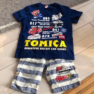 タカラトミー(Takara Tomy)の100サイズ　トミカ上下セット(Tシャツ/カットソー)