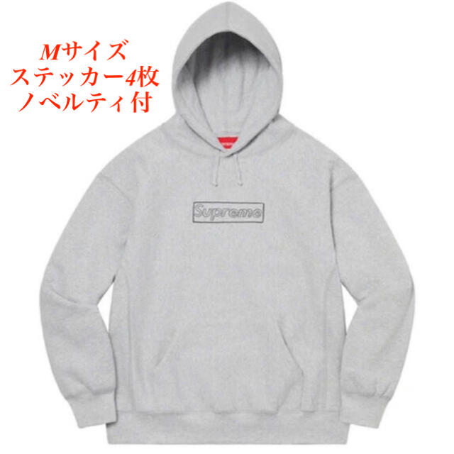 メンズ【値引き中】ステッカー4枚付　Supreme KAWS Chalk Logo