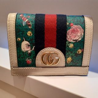 グッチ(Gucci)のレア超美品　GUCCI × ヒグチユウコ 二つ折り財布 マルチカラー日本限定(財布)