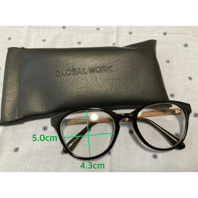 GLOBAL WORK(グローバルワーク)のGLOBAL WORK 伊達メガネ レディースのファッション小物(サングラス/メガネ)の商品写真
