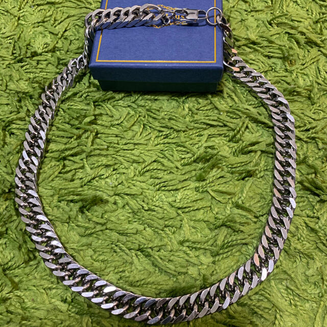 ChainsHouse 60cm 13.5mm シルバーネックレスチェーン メンズのアクセサリー(ネックレス)の商品写真