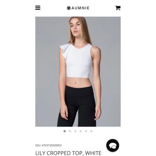 ルルレモン(lululemon)のAUMNIE アムニー　リリータンク（S）White(ヨガ)