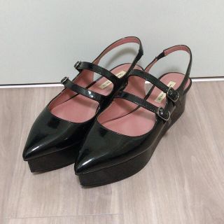 チャールズアンドキース(Charles and Keith)のCHARLES & KIETH プラットフォーム パンプス(ハイヒール/パンプス)