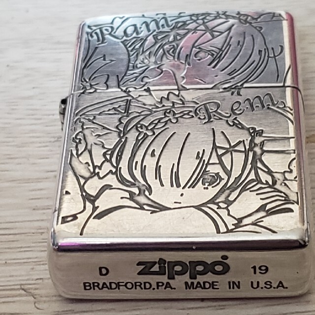 ZIPPO(ジッポー)のRe:ゼロ レム ラム Zippo ライター エンタメ/ホビーのフィギュア(アニメ/ゲーム)の商品写真