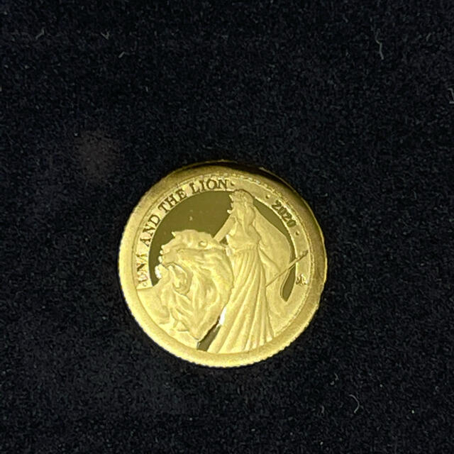 品質のいい 2020年 ウナとライオン プルーフ金貨 1/2g 貨幣