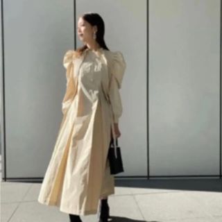 アメリヴィンテージ(Ameri VINTAGE)の新品タグ付き　Ameri PUFF SLEEVE SET UP DRESS(ロングワンピース/マキシワンピース)