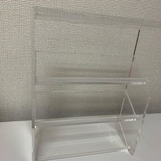 ムジルシリョウヒン(MUJI (無印良品))の無印　アクリルスタンド　3段(小物入れ)