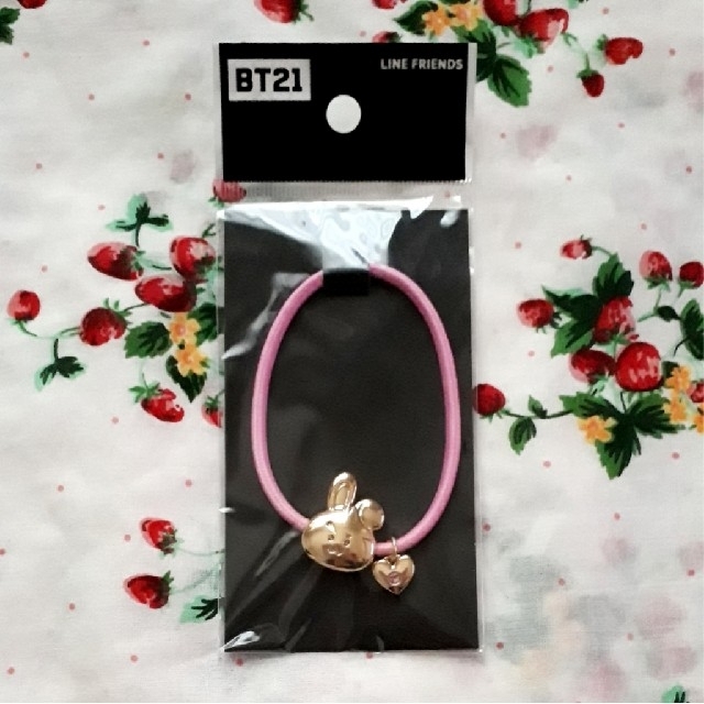 BT21 メタルチャーム ヘアゴム cooky ジョングク BTS 公式