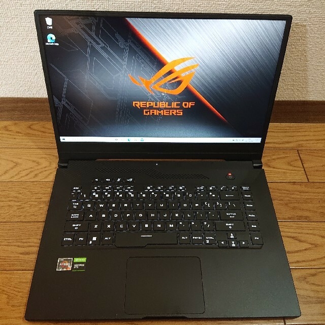 ASUS(エイスース)のROG Zephyrus GGA502DU (GA502DU-A7G1660T) スマホ/家電/カメラのPC/タブレット(ノートPC)の商品写真