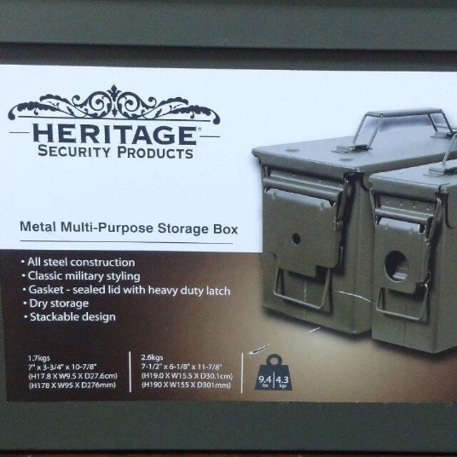 pablo様専用  未使用 HERITAGE アンモボックス アウトドア  エンタメ/ホビーのミリタリー(その他)の商品写真