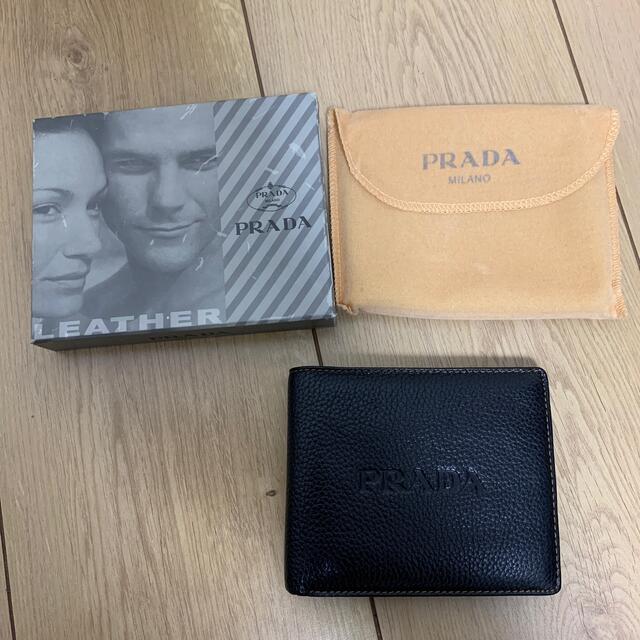 PRADA(プラダ)のPRADA折りたたみ財布 メンズのファッション小物(折り財布)の商品写真