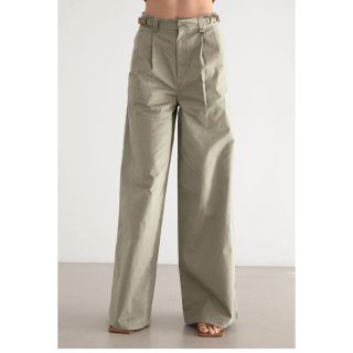 アリシアスタン(ALEXIA STAM)のALEXIA STAM Wide Straight Pants カーキ(カジュアルパンツ)