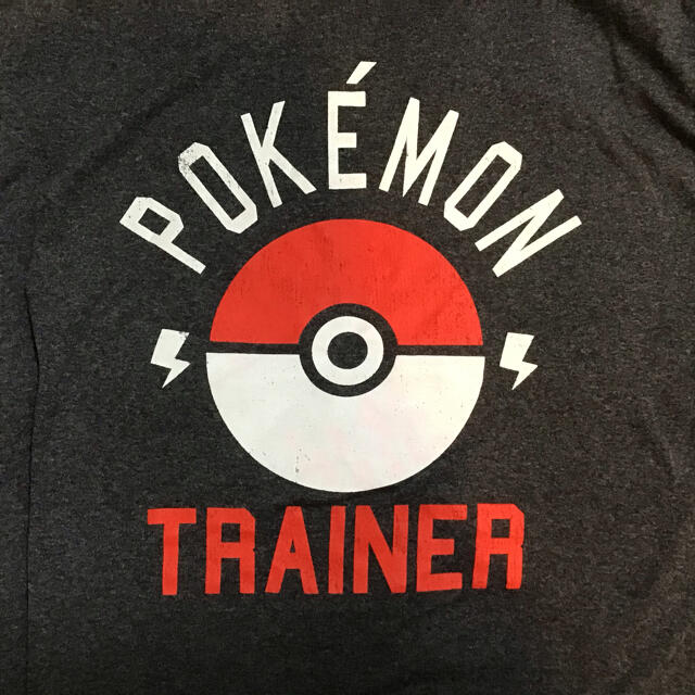 ポケモン(ポケモン)のPocket Monsters ポケットモンスター　Tシャツ　XL ボール　灰色 メンズのトップス(Tシャツ/カットソー(半袖/袖なし))の商品写真