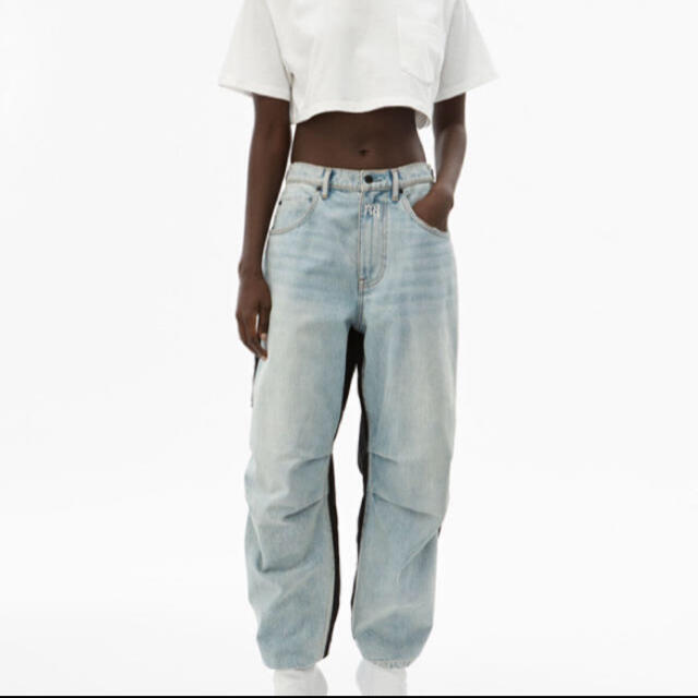 在庫有り お買い得 alexanderwang ハイブリッドカーゴジーンズ
