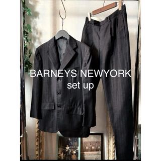 バーニーズニューヨーク(BARNEYS NEW YORK)の【美品】BARNEYS NEWYORK setup  チャコール(セットアップ)