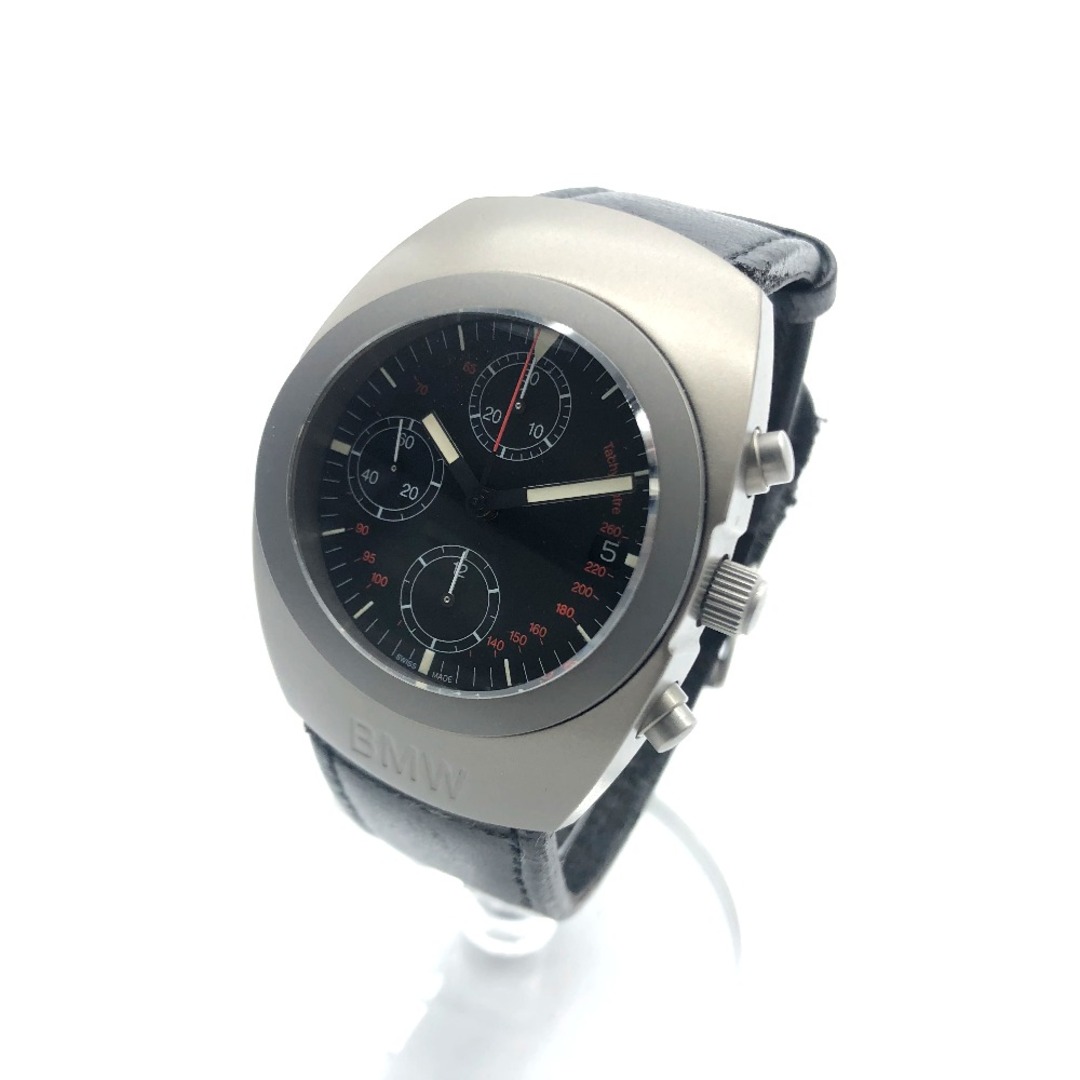 ビーエムダブリュー BMW ヴェントゥーラ デイト 7750 モータースポーツグラフィカル 自動巻き 腕時計 チタン グレー系×ブラック
