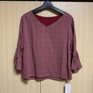 プロポーションボディドレッシング(PROPORTION BODY DRESSING)の＊新品＊プロポーションボディドレッシング チェックブラウス(シャツ/ブラウス(長袖/七分))