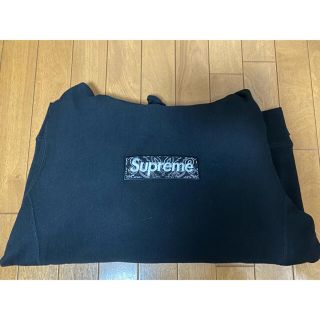 シュプリーム(Supreme)の専用ページSupreme paisley ボックスゴロ黒(パーカー)