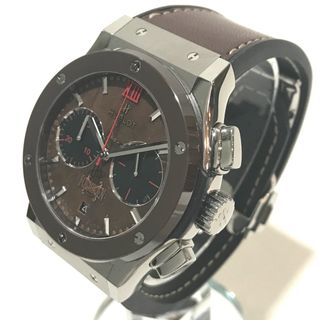 ウブロ(HUBLOT)のウブロ HUBLOT クラシック フュージョン 521.NC.0589.VR.OPX14  フォービデンX 自動巻き 葉巻ボックス付き 腕時計 チタニウム シルバー 新品同様(腕時計(アナログ))