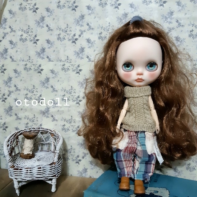 blytheotodoll・カスタムアイシードール・ブラウンヘア・オビツ22